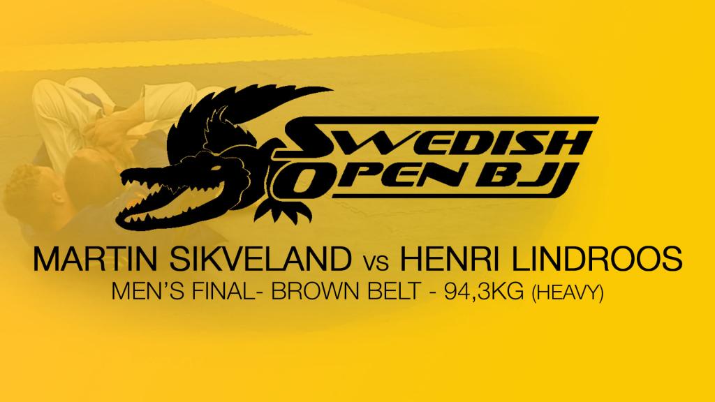[SWOPBJJ 2016] Final: Max Lindblad vs Vegard Randaberg