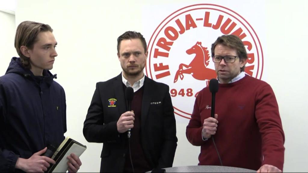 Troja-Ljungby - Mariestad - 18 Mar Presskonf