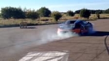 Spectacular launch / BURNOUT Bugatti Veyron Vitesse Grand Sport 16.4 in Sweden