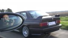 BMW M6 Coupe V10 vs BMW M3 E30 V10