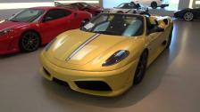 Ferrari 16M Giallo Tripolo Pearl Metallic (Scuderia convertible) at Autoropa, Southern Sweden