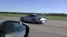 Nissan GTR vs Porsche 911 Turbo PDK (both stock)
