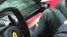 LaFerrari interiour + gold Rolex at Geneva Salon 2013