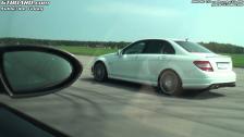 Mercedes C63 AMG vs BMW M6 Coupe