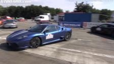 Beautiful blue (Tour de France) Ferrari 430 Scuderia on Gran Turismo Polonia 2013