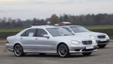 HD: Mercedes S65 AMG vs Mercedes E55 AMG Komprssor