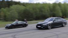 Porsche 911 GT3 PDK (991) vs tuned BMW M5 F10