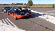 Uncut ultimate lineup Koenigsegg Agera R vs Bugatti Veyron Vitesse 1200 HP only on GTBOARD.com