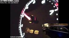 Audi RS6 Avant C7 0-100 km/h on GPS in 3,96 s best time
