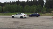 Teaser BMW M2 DKG vs BMW M3 DKG exterior view May 2016 Event