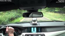 F10 Hartge BMW M5 burnout launch from inside cameraview