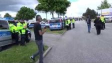 SUPER POLIZEI control for Gumballers five minutes into Germany with Dolph Lundgren Ivan Drago :)