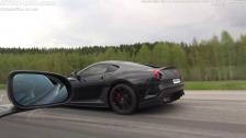 Ferrari 599 GTO vs Mclaren MP4-12C 625 HP (factory upgraded) for GTBOARD.com
