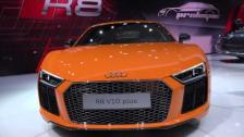[4k] NEW Audi R8 V10 plus Geneva 2015