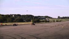 Uncut Koenigsegg Agera R vs Bugatti Veyron Vitesse 1200 HP exterior view 2nd race