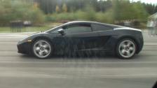 Mercedes S65 AMG (W221) vs Lamborghini Gallardo 500 HP 6-speed manual