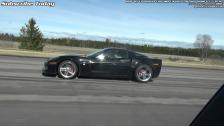 BMW M5 F10 vs Corvette Z06 with aftermarket ECU x 3 races from the BMW M5