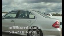 BMW M3 DKG | DCT vs Mercedes E55 AMG Kompressor stock = m3e90board.com