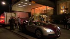 Bugatti Veyron 16:4 outside Grand Hotel in Stockholm, Sweden today Saturday 11th of May