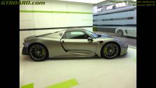 Taking delivery of Porsche 918 Spyder 007 at Zuffenhausen, Germany