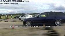 HD: ALPINA B8 4,6 Touring stock vs ALPINA B8 4,6 Touring with 18 wheels: ALPINAboard.com