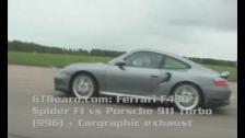 Ferrari F430 Spider F1 vs Porsche 911 Turbo 996 Cargraphic = GTBoard