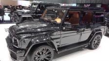 [4k] Brabus G800 Geländewagen 800 HP in Geneva 2015 Mercedes G63 AMG or G65 AMG based