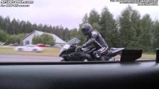 Suzuki GSXR1000 Turbo 290 RWHP vs BMW M5 E34 Turbo 1000+ HP by AG:s i Norrköping