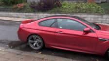 BMW M6 Coupe is beautiful. Here on Djurgården, Stockholm Sweden.