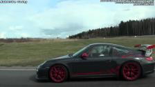 BMW M5 F10 vs Porsche 911 GT3 RS (450 HP) Mantorp Park shorter battle