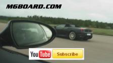 HD: Ferrari F430 Spider F1 vs BMW M6 Coupe