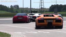 GT Polonia: Lamborghini LP700-4 Aventador launching towards Poznan