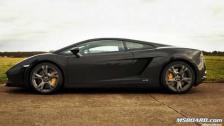 1080p: Lamborghini LP560-4 Gallardo vs BMW M6 2nd race vs 2nd LP560-4