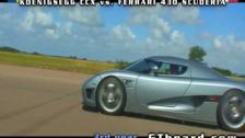 HD: Koenigsegg CCX vs Ferrari 430 Scuderia 50-300 km/h now in High Definition