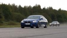 [50p] Flyby Ferrari FF vs tuned BMW M5 F10 (Burger Motorsports Stage 1 etc)