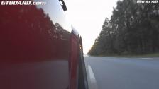 Burnout BMW M3 F80 sedan rear facing camera