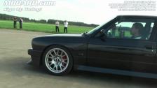 HD: BMW M3 V10 E30 vs BMW 325i tuned E30