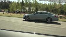 Mercedes CLS63 BiTurbo vs Porsche Panamera Turbo S x 2 races