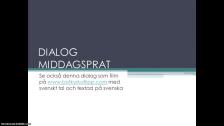 Middagsprat (dialog översatt till ryska)