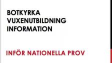 Inför nationella prov - NP- (på franska)
