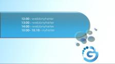 Webbcastnyheter 13/11-17 11:54 - 12:01