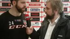 Jakob Wulcan efter derbysegern mot Skövde med 5-2
