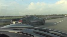 [50fps] Top speed Porsche 918 Spyder German Autobahn 218 mph / 350 km/h