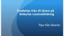 Studietips från lärare Jenny (turkiska)