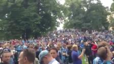 Wonderwall allsång i humlegården