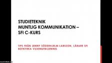 Studieteknik: tips om muntlig kommunikation sfi C-kurs - på ryska