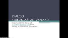 Sjukanmälan version 3 (dialog översatt till ryska)