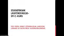 Studieteknik: tips om träning av läsförståelse sfi C-kurs - på ryska
