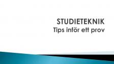 Tips inför ett prov - på tigrinja